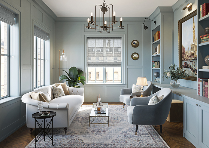 Pescara Voile, Slate - Roman Blind - Image 8